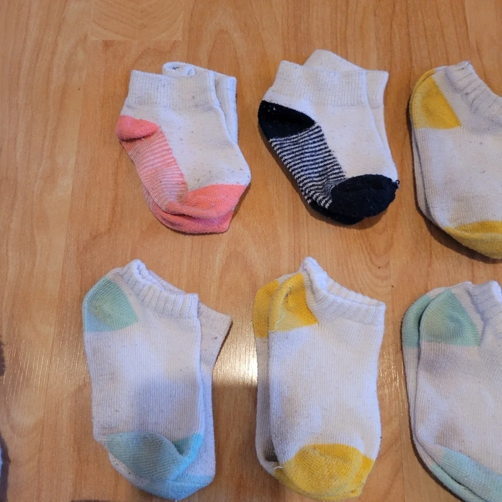 Baby Toddler Socks Bundle And Bluey Slipper Socks Size 12-36 Months